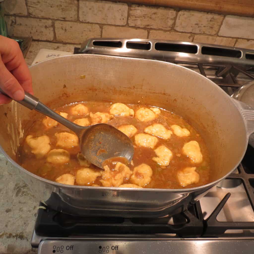 Chicken Fricassee With Dumplings