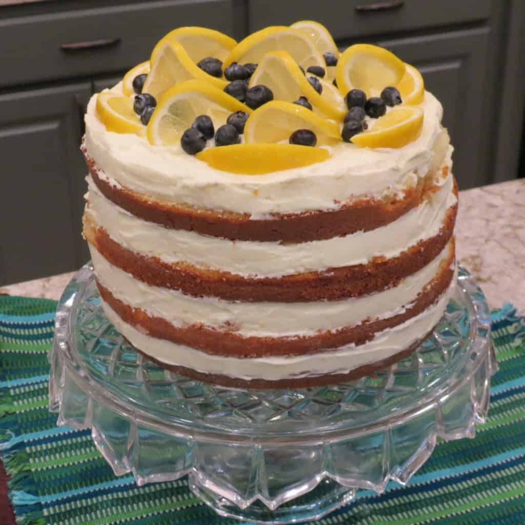 Lemon Curd in Queen Cake