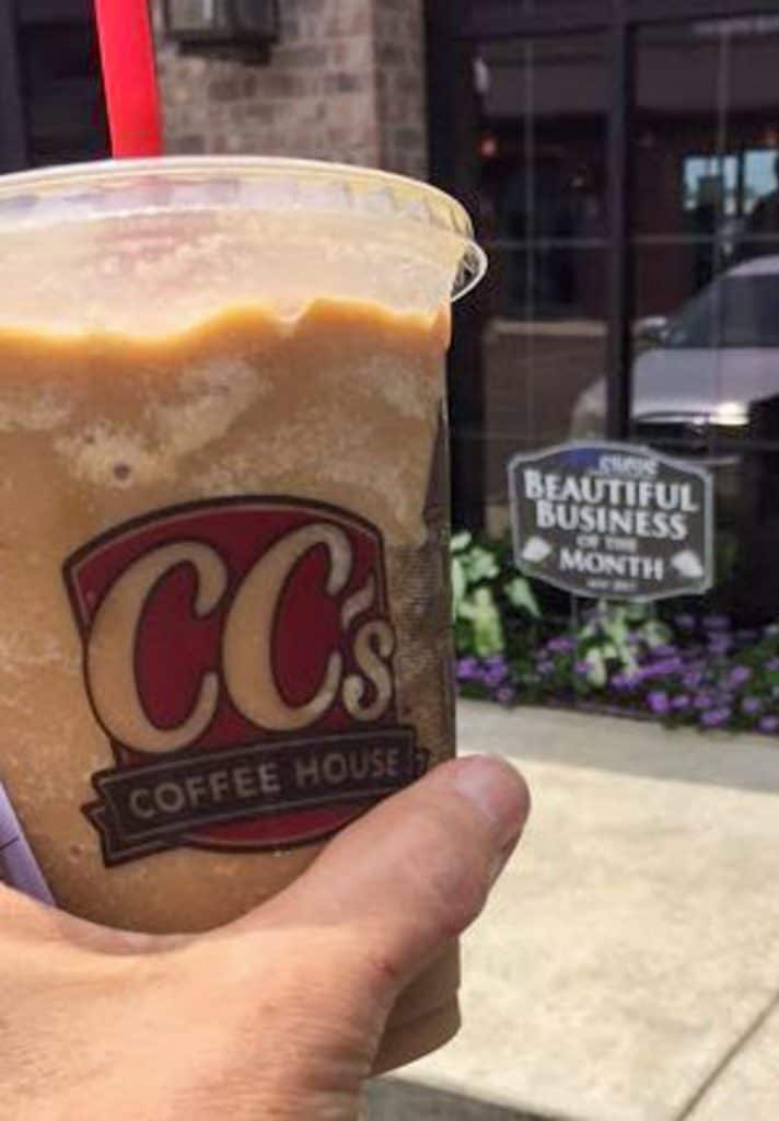 A cup of CC's cold coffee.