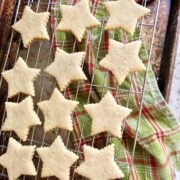 Delicious homemade star-shaped sugar cookies, perfect for holiday celebrations and family gatherings.