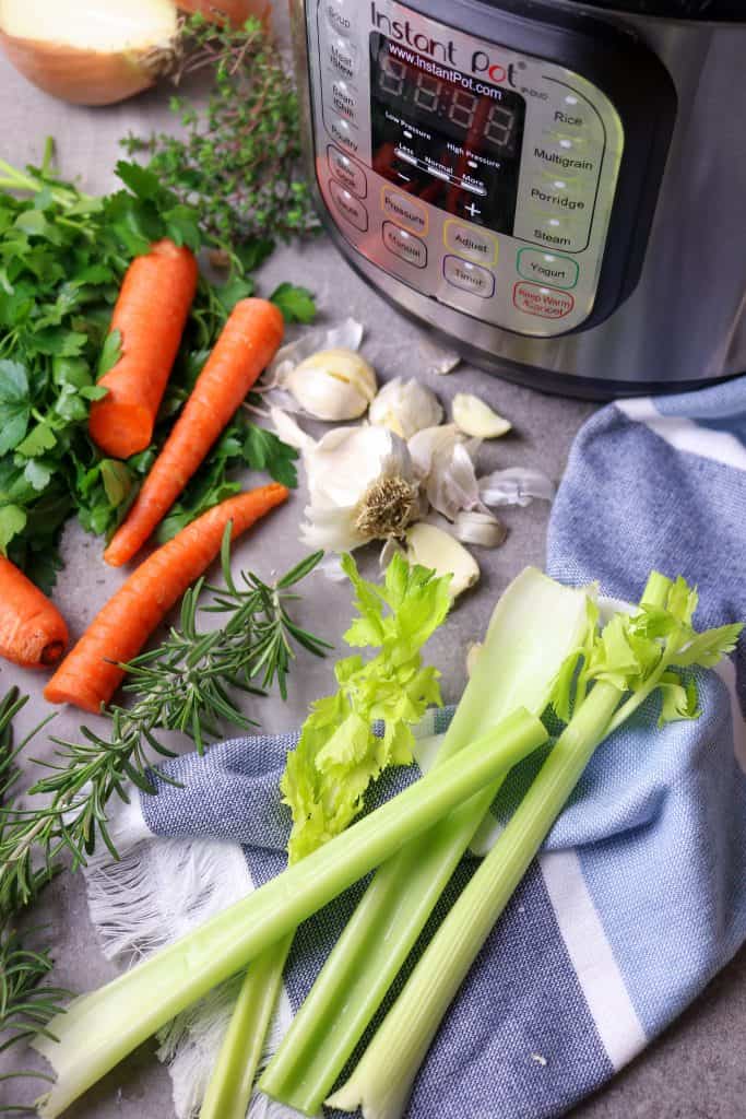 Vegetables with and Instant Pot .
