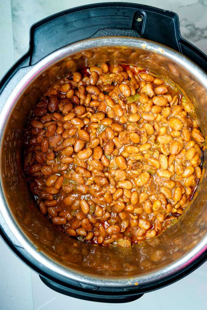 A pot of beans.