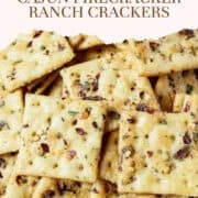 Pinterst Pin for Cajun Firecracker Ranch Crackers