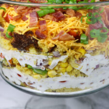 Easy Layered Southern Cornbread Salad-image