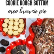 Oreo Brownie Pie for a Pinterest Pin.